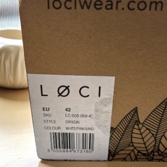 LØCI Origin Sneakers - White/Pink/Sand - Size US 10 / EU 42 - Picture 9 of 10